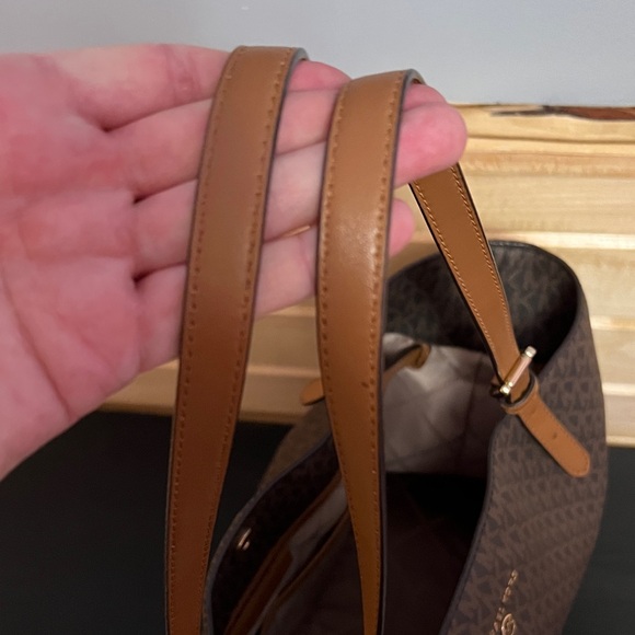 Michael Kors Signature Brown Tote - Picture 9 of 12